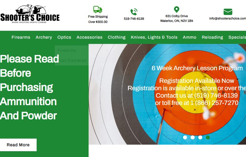 Shooters Choice: Precision E-Commerce for Outdoor Enthusiasts